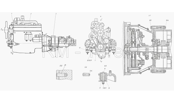 Запчасти для АсфК-3-02. Установка силовая